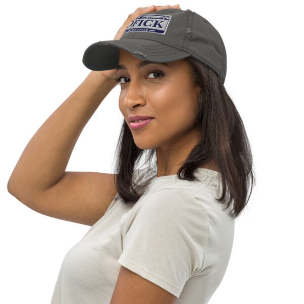 Distressed Dad Hat "Pofick"