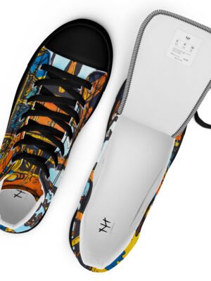 Men’s high top canvas shoes "Postlude"