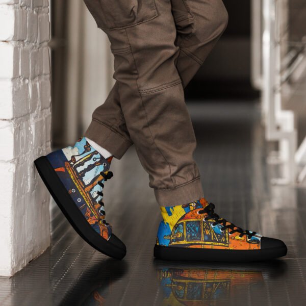 Men’s high top canvas shoes "Postlude"