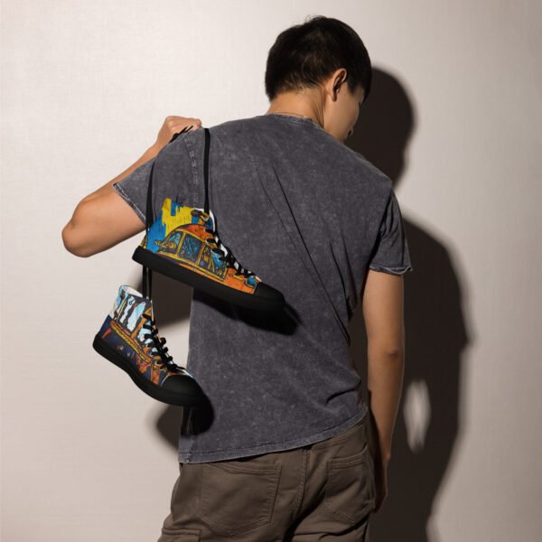 Men’s high top canvas shoes "Postlude"