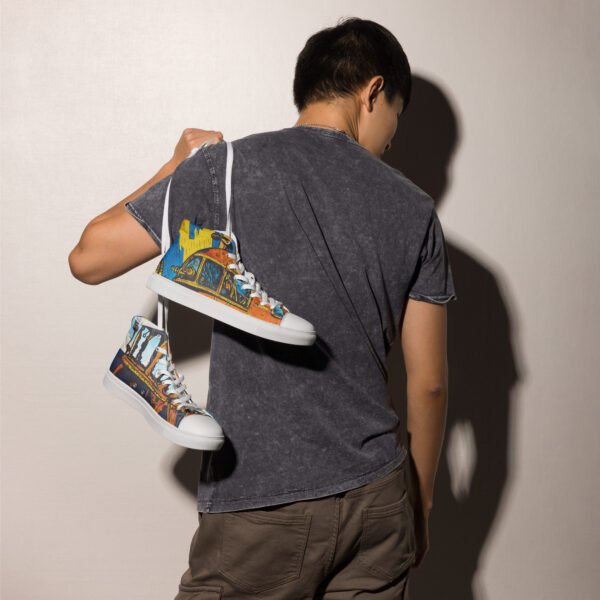 Men’s high top canvas shoes "Postlude"