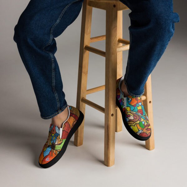 Men’s slip-on canvas shoes "Paprika"