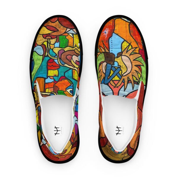 Men’s slip-on canvas shoes "Paprika"