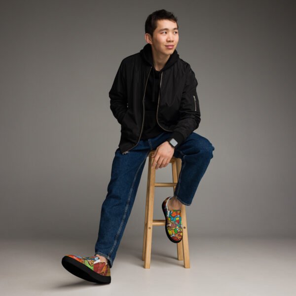 Men’s slip-on canvas shoes "Paprika"