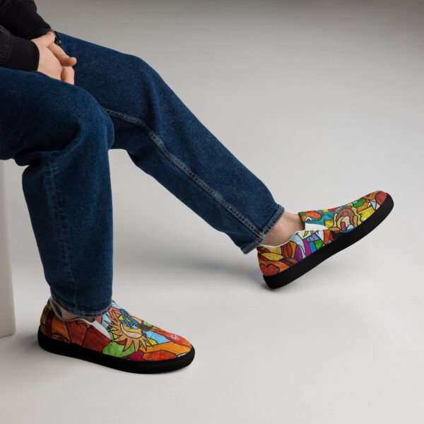 Men’s slip-on canvas shoes "Paprika"