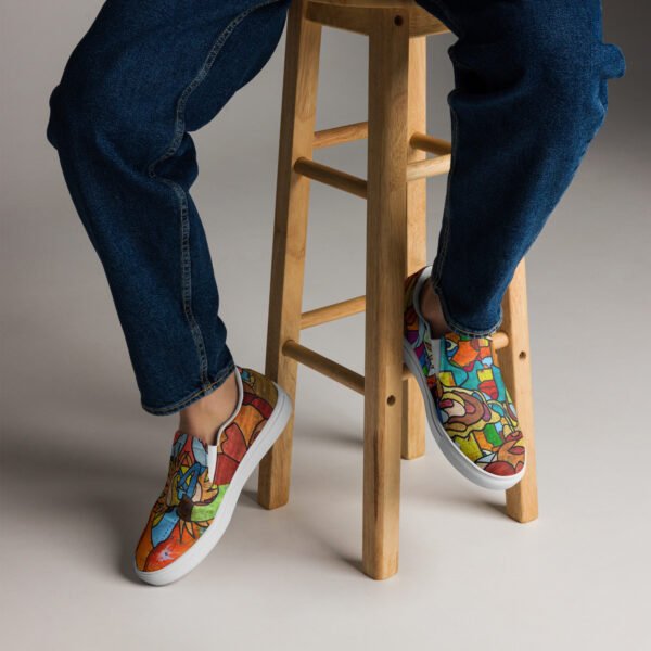 Men’s slip-on canvas shoes "Paprika"