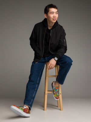 Men’s slip-on canvas shoes "Paprika"