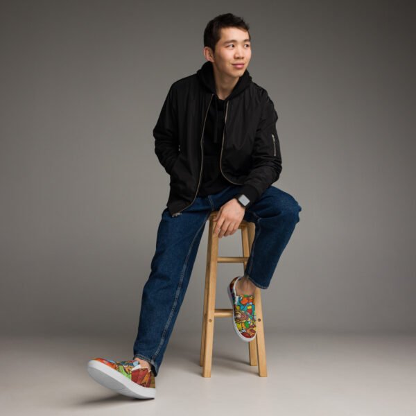 Men’s slip-on canvas shoes "Paprika"