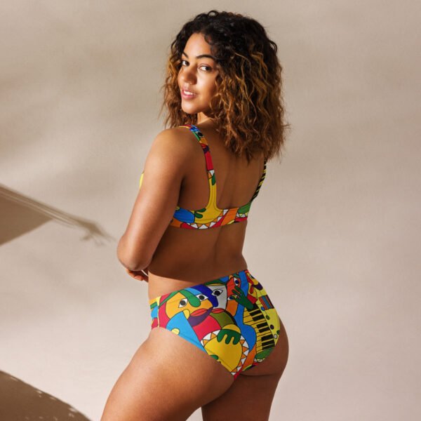 Recycled high-waisted bikini "Expectations"