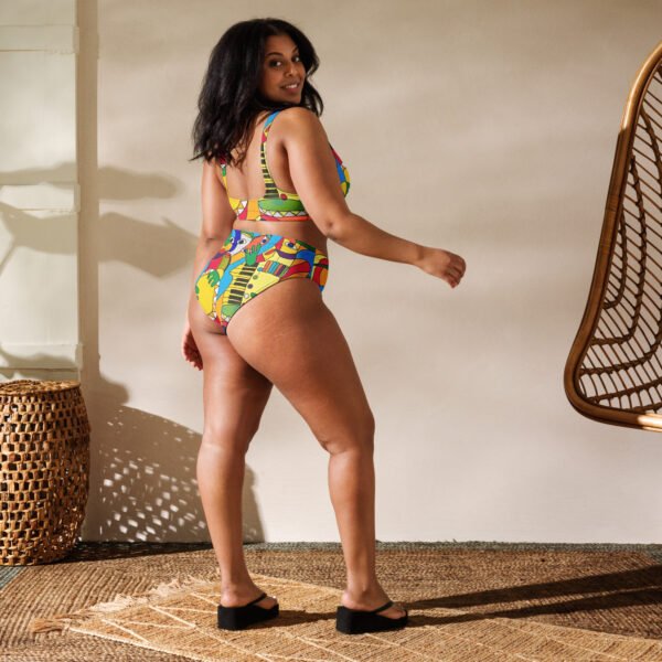 Recycled high-waisted bikini "Expectations"