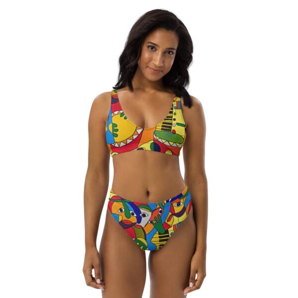 Recycled high-waisted bikini "Expectations"
