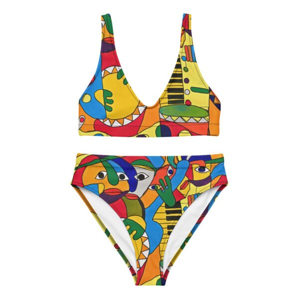 Recycled high-waisted bikini "Expectations"