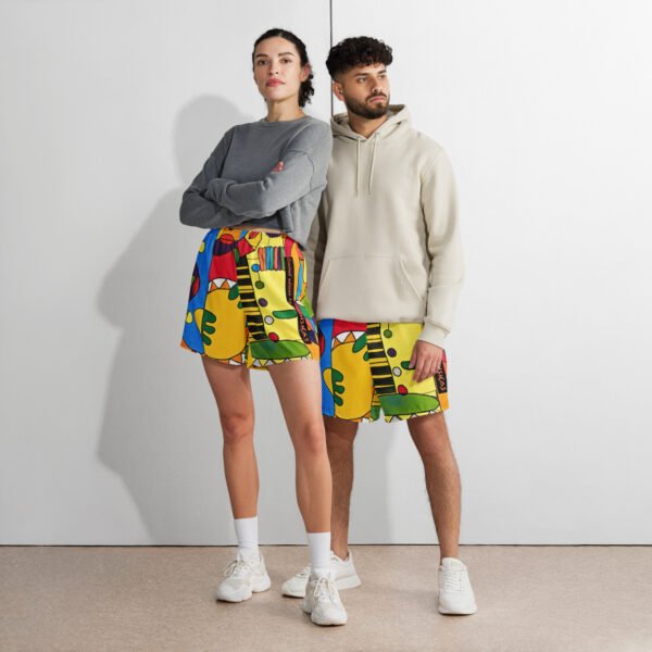 All-Over Print Unisex Athletic Long Shorts "Expectations"