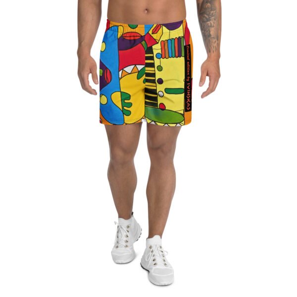 All-Over Print Unisex Athletic Long Shorts "Expectations"