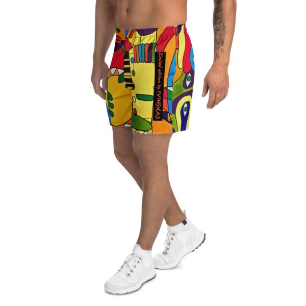 All-Over Print Unisex Athletic Long Shorts "Expectations"