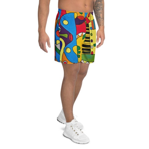 All-Over Print Unisex Athletic Long Shorts "Expectations"