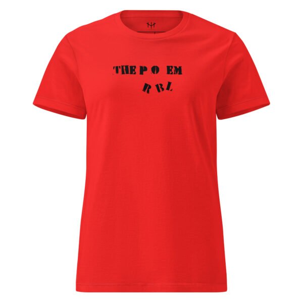Women’s basic softstyle t-shirt "The POEM"