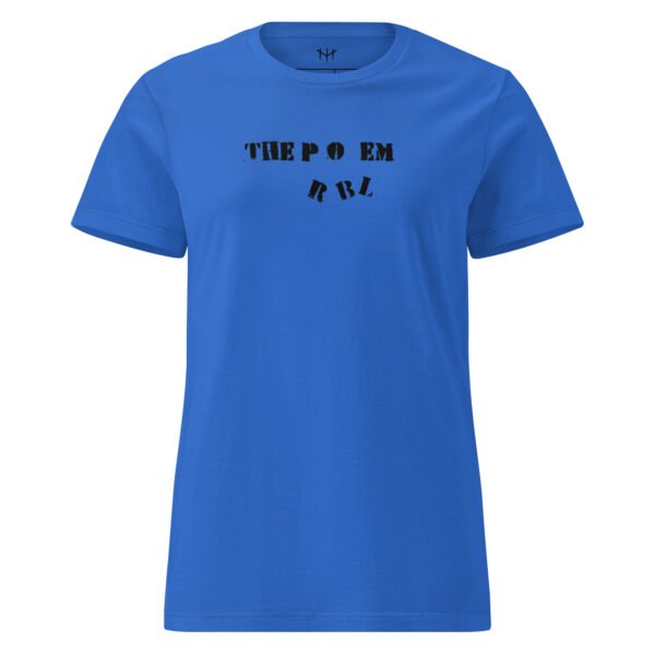 Women’s basic softstyle t-shirt "The POEM"