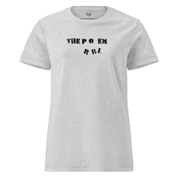 Women’s basic softstyle t-shirt "The POEM"