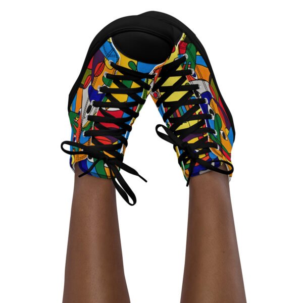 Women’s high top canvas shoes "Expectations"