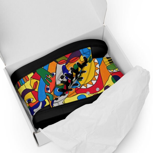 Women’s high top canvas shoes "Expectations"
