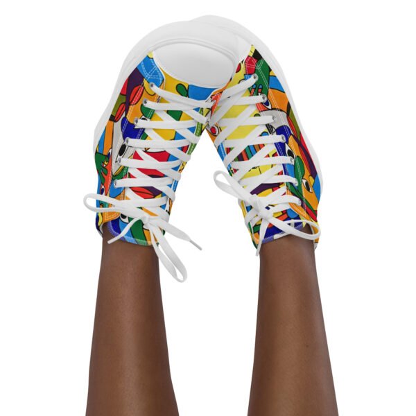 Women’s high top canvas shoes "Expectations"
