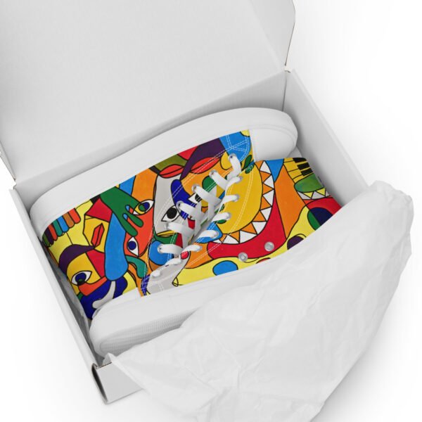 Women’s high top canvas shoes "Expectations"