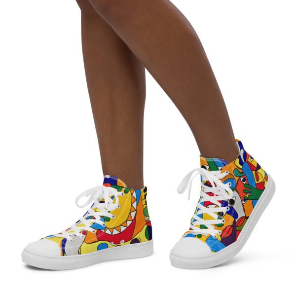 Women’s high top canvas shoes "Expectations"