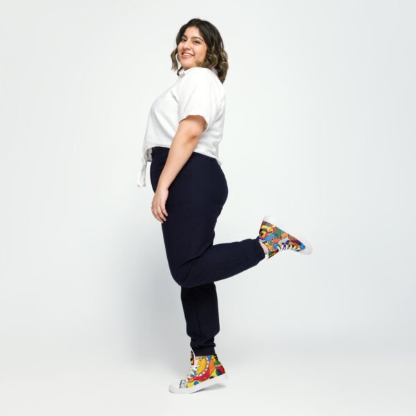 Women’s high top canvas shoes "Expectations"
