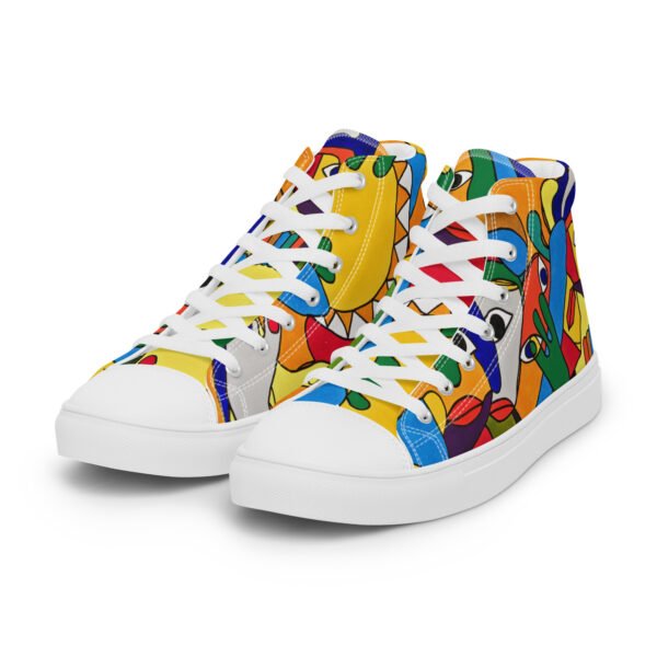 Women’s high top canvas shoes "Expectations"