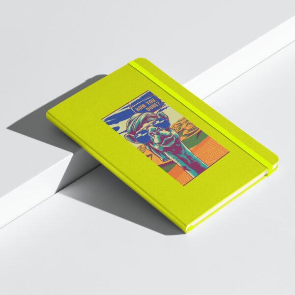 Hardcover bound notebook "How you dune?"