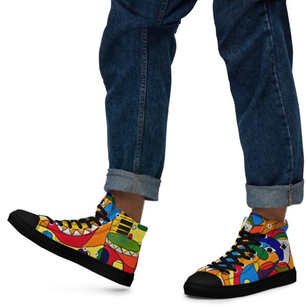 Men’s high top canvas shoes "Expectations"