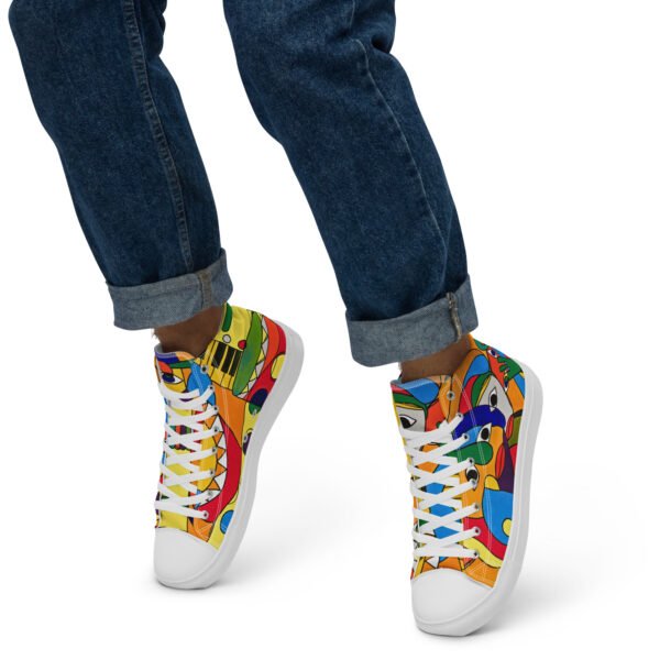 Men’s high top canvas shoes "Expectations"