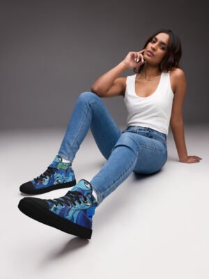 Women’s high top canvas shoes "8 Conversations"